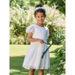 Robe de c�r�monie fille blanc