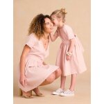 Robe de crmonie fille matchy matchy capsule mre / fille envie de fraise rose poudr