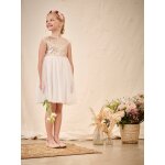 Robe cérémonie en sequins et tulle pailleté fille or Robe cérémonie en sequins et tulle pailleté fille or