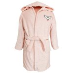 Robe de chambre brodée À capuche, harry potter hedwige rose clair Robe de chambre brodée À capuche, harry potter hedwige rose clair