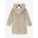 Robe de chambre capuche ours garon cru