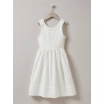 Robe charlotte - cort�ge arabesque blanc vif uni