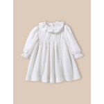 Robe en coton blanc casse Robe en coton blanc casse