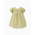 Robe en coton avec broderie anglaise vert clair