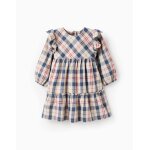 Robe en coton  carreaux brothers & sisters beige clair