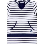 Robe en coton �pais balancelle enfant blanc / navire