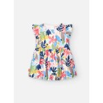 Robe en coton avec imprimé fleurs multicolore Robe en coton avec imprimé fleurs multicolore