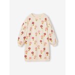 Robe courte fille �cru