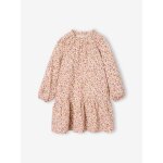 Robe courte fille �cru