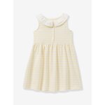 Robe courte fille jaune