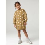 Robe courte fille olive