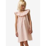 Robe courte fille rose p�le