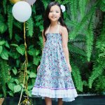 Robe demoiselle d'honneur boh�me liberty esmeralda violet