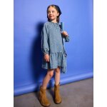 Robe denim fille bleu jean