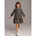 Robe en denim léger fille denim gris Robe en denim léger fille denim gris