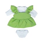 Robe dhiver et t - shirt pour poupée de 38 cm vert Robe dhiver et t - shirt pour poupée de 38 cm vert