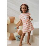 Robe enfant en �ponge + headband honfleur corail
