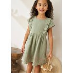 Robe enfant en gaze de coton anaelle kaki