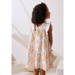 Robe enfant en gaze de coton praline peche