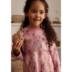 Robe enfant en molleton louisa rose