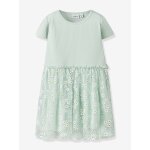 Robe d �t� fille avec jupe en tulle name it vert clair