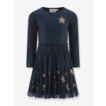 Robe avec �toiles � sequins fille happy girls marine