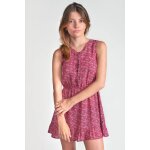Robe evase, patineuse alenagi fushia