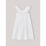 Robe flicie - cortge arabesque blanc casse