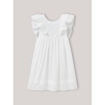 Robe fille alma - cort�ge arabesque blanc casse
