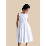 Robe fille bonnie - cort�ge arabesque blanc casse