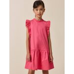 Robe charlotte en satin de coton - collection couture rose pivoine