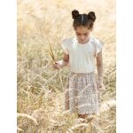 Robe fille effet 2 en 1 vanille