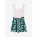 Robe filles fines bretelles marine