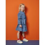 Robe fille en jean bleu moyen