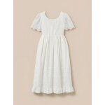 Robe fille jeanne - collection f�tes et mariages blanc casse