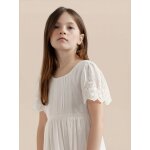 Robe fille jeanne - collection f�tes et mariages blanc casse