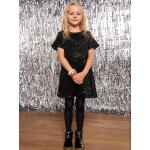 Robe fille  sequins nol capsule mre - fille noir