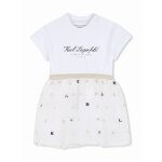 Robe fille en tulle blanc