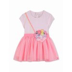 Robe fille en tulle rose