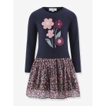 Robe avec fleurs fille happy girls marine