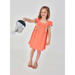 Robe � fleurs orange