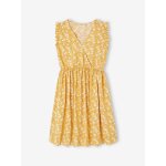 Robe fluide imprimée grossesse et allaitement moutarde Robe fluide imprimée grossesse et allaitement moutarde