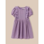 Robe en gaze de coton biologique lilas