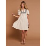 Robe gaze de coton femme capsule m�re - fille sable