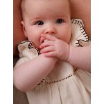 Robe en gaze de coton naissance cru