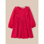 Robe gaze de coton rouge Robe gaze de coton rouge