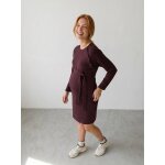 Robe de grossesse et allaitement marron