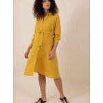 Robe de grossesse en lin aina envie de fraise ocre Robe de grossesse en lin aina envie de fraise ocre