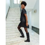 Robe de grossesse en sequins noir Robe de grossesse en sequins noir