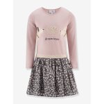 Robe avec imprim� chiens fille happy girls rose nude
